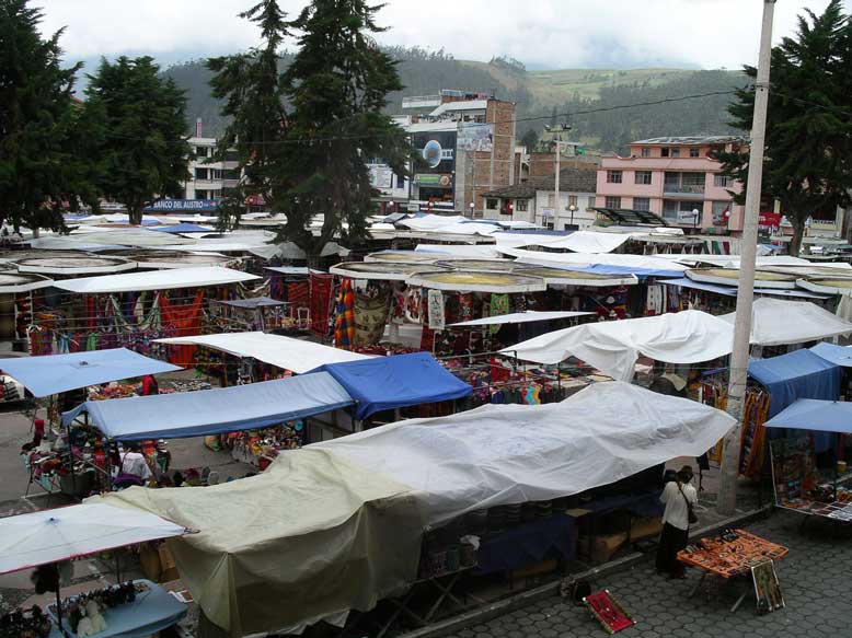 mercado de los ponchos. Otavalo